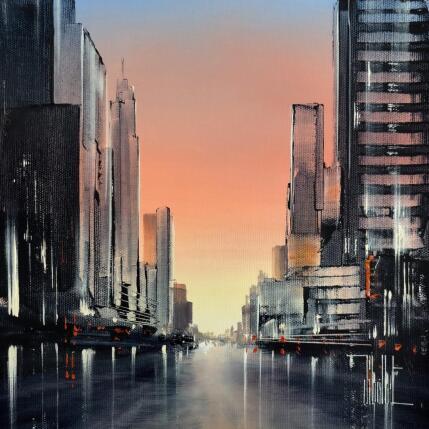 Peinture Elinea par Guillet Jerome | Tableau Figuratif Huile Urbain