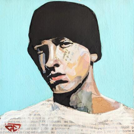Peinture Eminem par G.C.Popartist | Tableau Pop-art Collage, Huile Icones Pop, Musique, Portraits