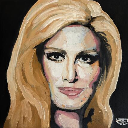 Peinture Dalida par G.C.Popartist | Tableau Pop-art Acrylique, Collage, Graffiti Icones Pop, Musique, Portraits