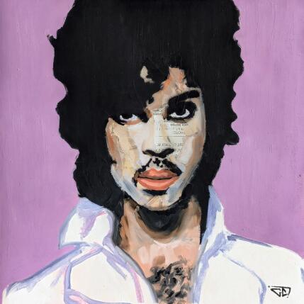 Peinture Prince par G.C.Popartist | Tableau Pop-art Collage, Huile Icones Pop