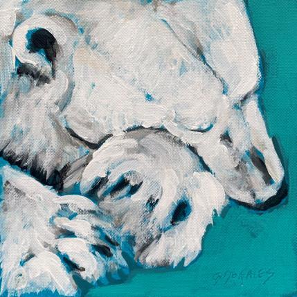 Painting Ours calin by Morales Géraldine | Painting Figurative Acrylic Animals