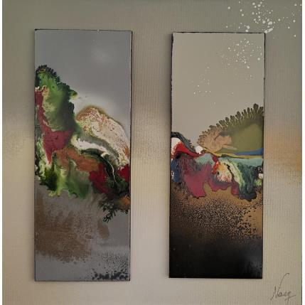 Peinture C3237 par Naen | Tableau Abstrait Acrylique, Encre