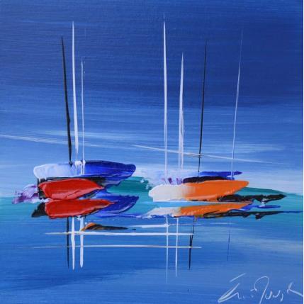 Painting Voyage magique by Munsch Eric | Painting Figurative Acrylic, Oil Marine, Pop icons