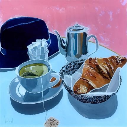 Peinture Panis regrettait Giverny par Auriol Philippe | Tableau Figuratif Acrylique, Plexiglas, Posca Natures mortes