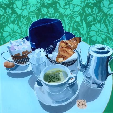 Peinture Le chocolat à la guimauve de Panis faisait des jaloux par Auriol Philippe | Tableau Figuratif Acrylique, Plexiglas, Posca Natures mortes