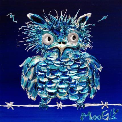 Peinture INDISCRÉTUS par Moogly | Tableau Art Singulier Acrylique, Pigments, Résine Animaux