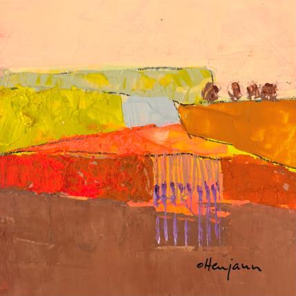 Pintura Chaleur silencieuse 2 por Ottenjann Andrea | Pintura Abstract Acrylic Landscapes