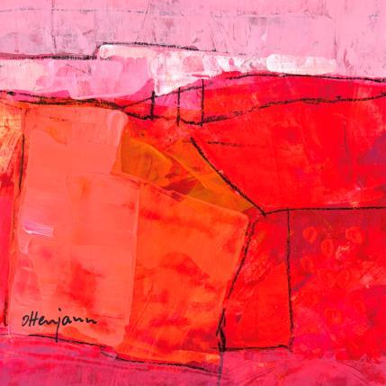 Pintura Terre de feu 1 por Ottenjann Andrea | Pintura Abstract Acrylic Landscapes