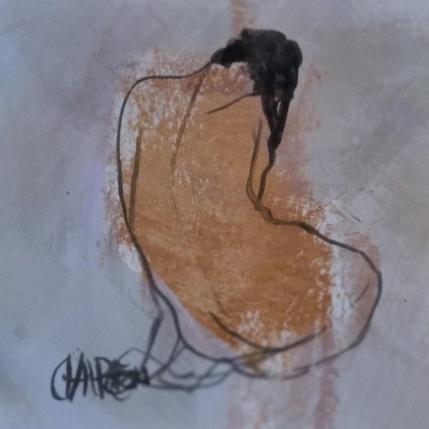 Painting Ambiance cuivrée  2 by Chaperon Martine | Painting Figurative Acrylic Nude