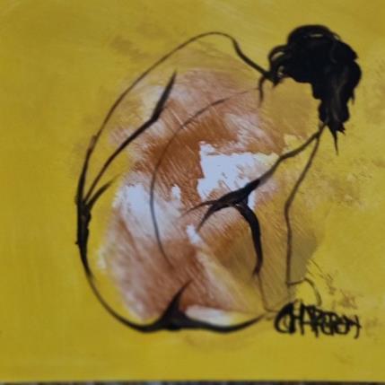 Painting Soleil  2 by Chaperon Martine | Painting Figurative Acrylic Nude
