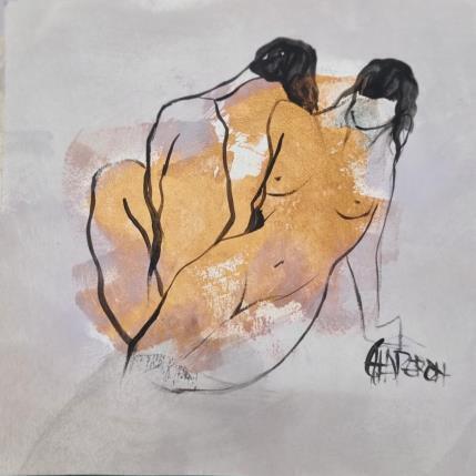 Peinture Nous par Chaperon Martine | Tableau Figuratif Acrylique Nu