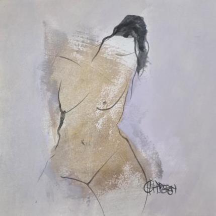 Painting Offerte by Chaperon Martine | Painting Figurative Acrylic Nude