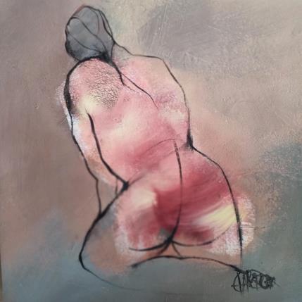 Painting Vertige I by Chaperon Martine | Painting Figurative Acrylic Nude