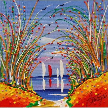 Gemälde Je te vois von Fonteyne David | Gemälde Figurativ Acryl