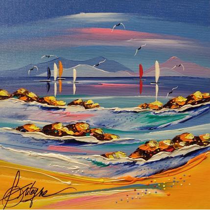 Peinture A nous les vagues par Fonteyne David | Tableau Figuratif Acrylique