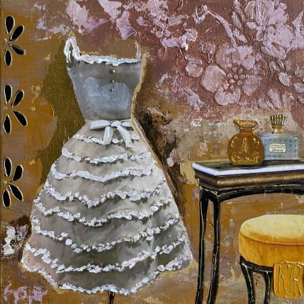 Peinture Le joli mois de mai  par Romanelli Karine | Tableau Figuratif Acrylique, Collage, Papier, Pastel, Posca Mode