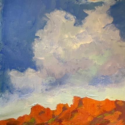 Painting Touch of Turquoise by Carrillo Cindy  | Painting Figurative Oil Landscapes