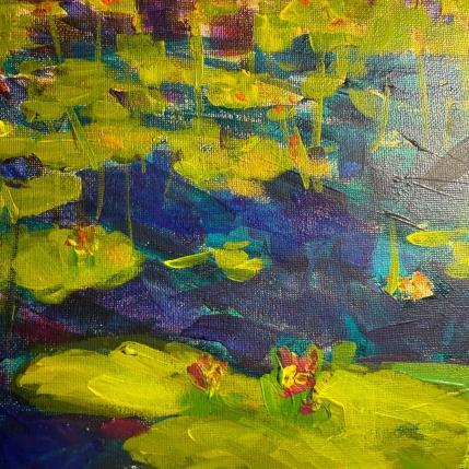 Painting Serenity Pool by Carrillo Cindy  | Painting Figurative Oil Landscapes