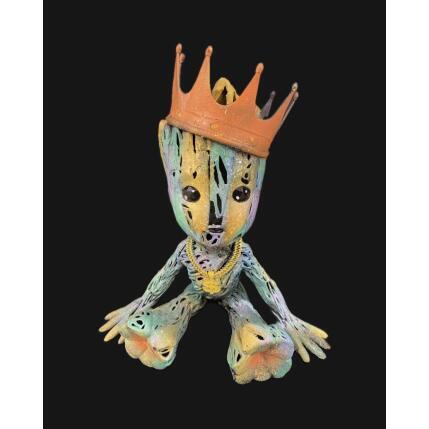 Sculpture Enjoy Groot King of Street by Mikhel Julien | Sculpture Pop-art Graffiti, Resin