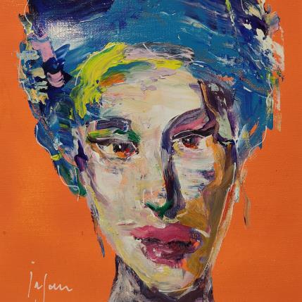 Painting Hüzün by Yavru Irfan | Painting Figurative Oil Pop icons