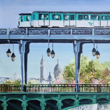 Peinture Foward to spring par Rasa | Tableau Figuratif Acrylique Urbain