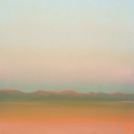 Peinture SOFT PASTEL SKY AND LAND par Herz Svenja | Tableau Impressionnisme Acrylique Nature, Paysages
