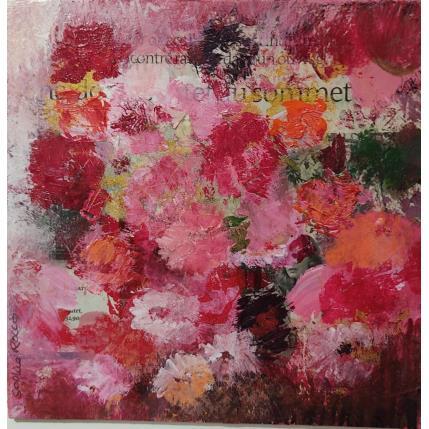 Peinture Bagatelle par Rocco Sophie | Tableau Art Singulier Acrylique, Collage, Sable