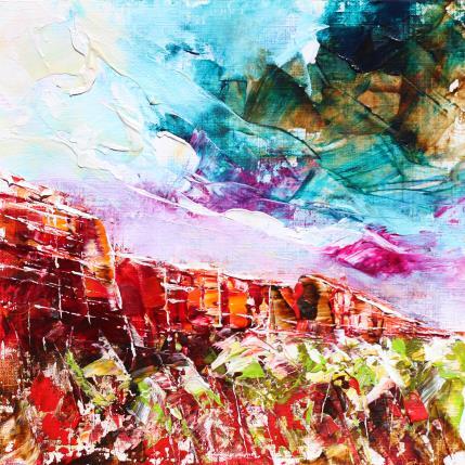 Painting Arizona Wind 1 by Reymond Pierre | Painting Figurative Oil Landscapes, Nature, Pop icons