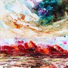 Painting Sedona Airport Mesa view 3 by Reymond Pierre | Painting Figurative Oil Landscapes, Nature, Pop icons