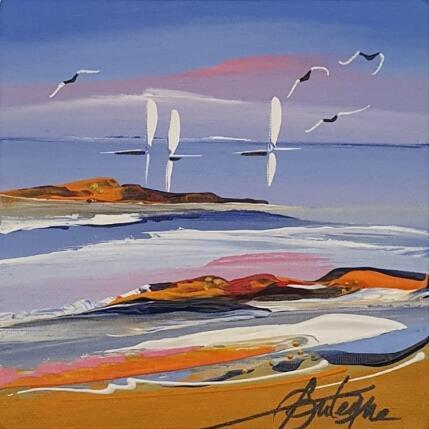 Peinture L'eau à nos pieds par Fonteyne David | Tableau Figuratif Acrylique