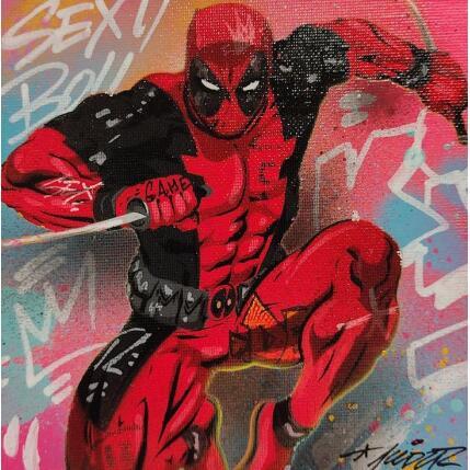 Painting Deadpool 2 by Kedarone | Painting Pop-art Acrylic, Graffiti Pop icons