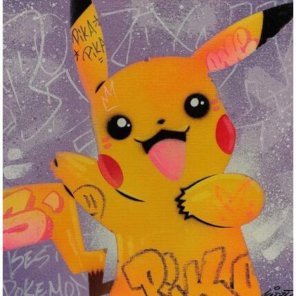 Peinture Pikachu par Kedarone | Tableau Pop-art Acrylique, Graffiti Icones Pop