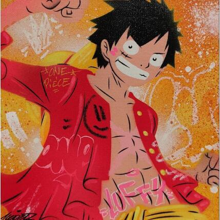 Painting Luffy by Kedarone | Painting Pop-art Acrylic, Graffiti Pop icons