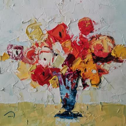 Peinture Flors d'estiu  par Tomàs | Tableau Impressionnisme Huile Nature