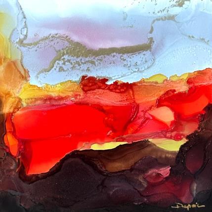 Painting Poesie florale 2392 by Depaire Silvia | Painting Abstract Acrylic Landscapes, Minimalist