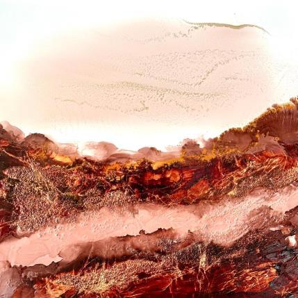 Gemälde Moka mousse 2445 von Depaire Silvia | Gemälde Abstrakt Acryl Landschaften, Minimalistisch