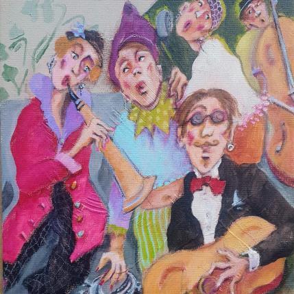 Peinture Be-bop à la Huchette   par Garilli Nicole | Tableau Figuratif Acrylique Scènes de vie
