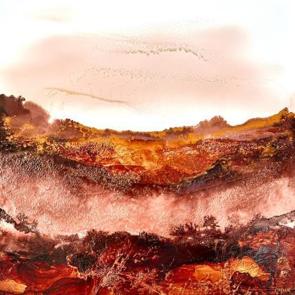 Painting 2446 Moka Mousse by Depaire Silvia | Painting Abstract Acrylic Landscapes, Minimalist