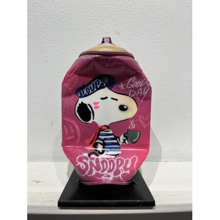 Sculpture Snoppy Tea par Kedarone | Sculpture Pop-art Acrylique, Graffiti Icones Pop