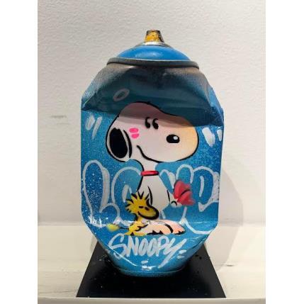 Sculpture Snoppy one love par Kedarone | Sculpture Pop-art Acrylique, Graffiti Icones Pop