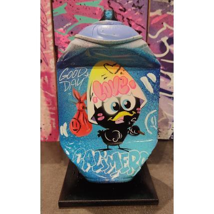 Sculpture Calimero par Kedarone | Sculpture Pop-art Acrylique, Graffiti Icones Pop