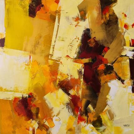 Painting Autumn fun by Virgis | Painting Abstract Oil Minimalist