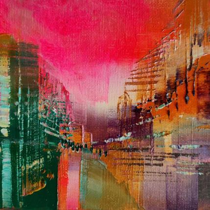 Painting Ciel fluorescent by Levesque Emmanuelle | Painting  Oil