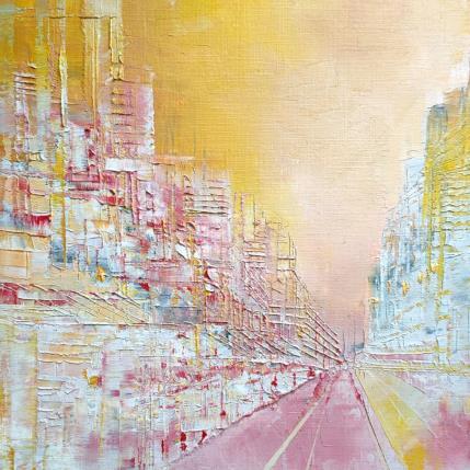 Painting Rue au soleil by Levesque Emmanuelle | Painting  Oil Pop icons