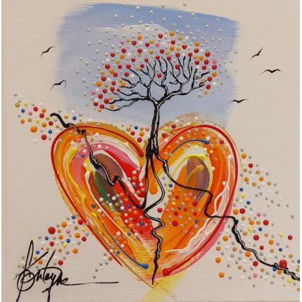 Peinture Aime tout simplement par Fonteyne David | Tableau Figuratif Acrylique