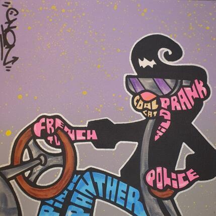 Gemälde Pink Panther 80's von Cmon | Gemälde Pop-Art Pop-Ikonen