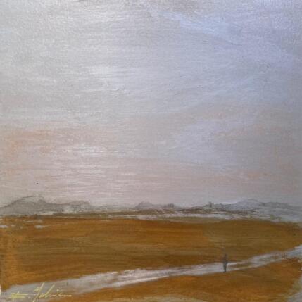 Peinture Montagne des Pyrénées  par Mahieu Bertrand | Tableau Figuratif Métal Paysages