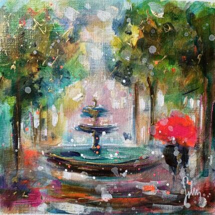 Peinture Place de l’Estrapade  par Solveiga | Tableau  Acrylique