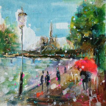 Peinture Rive Gauche  par Solveiga | Tableau  Acrylique