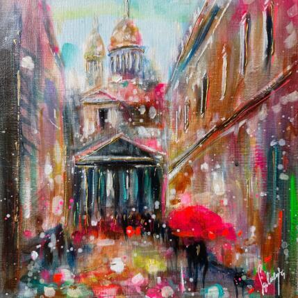 Peinture Notre Dame de Lorette  par Solveiga | Tableau  Acrylique